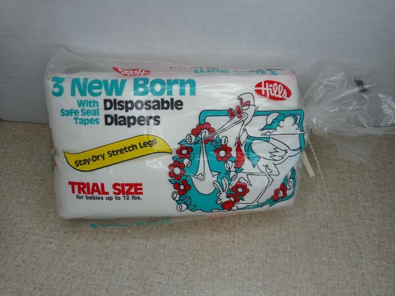 Hills Disposable Nappies - Newborn - Trial Pack (for babies up to 12lbs) - 3pcs - 6
