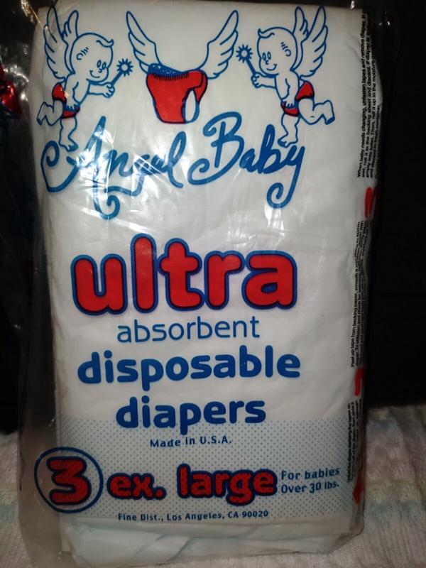 Angel Baby Ultra Absorbent Disposable Diapers - No6 - XL (for babies over 30lbs) - 3pcs - 5
