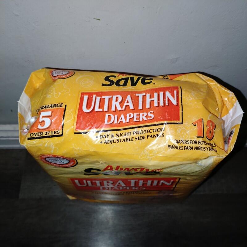 Always Save Ultra Thins - No5 - XL - for babies over 27lbs - 18pcs - 8
