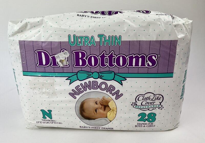 Dry-Bottoms Ultra Thins Unisex - No1 - Newborn - for babies up to 5kg (10lbs) - 28pcs - 8
