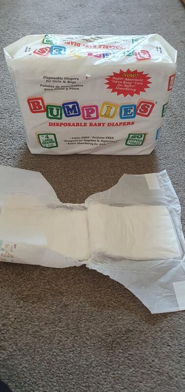 Bumpies Plastic Disposable Nappies - Unisex - No4 - Large - 10-16kg - 22-35lbs - 20pcs - 8
