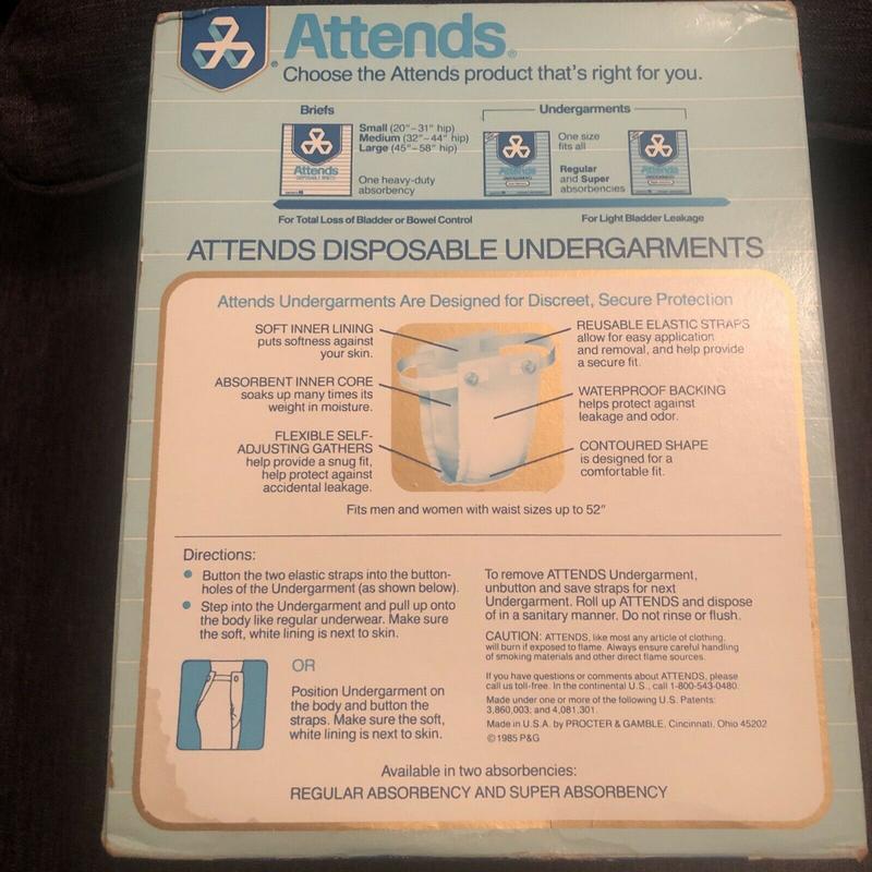 Attends Belted Disposable Undergarments - Regular Absorbency - 10pcs - 3
