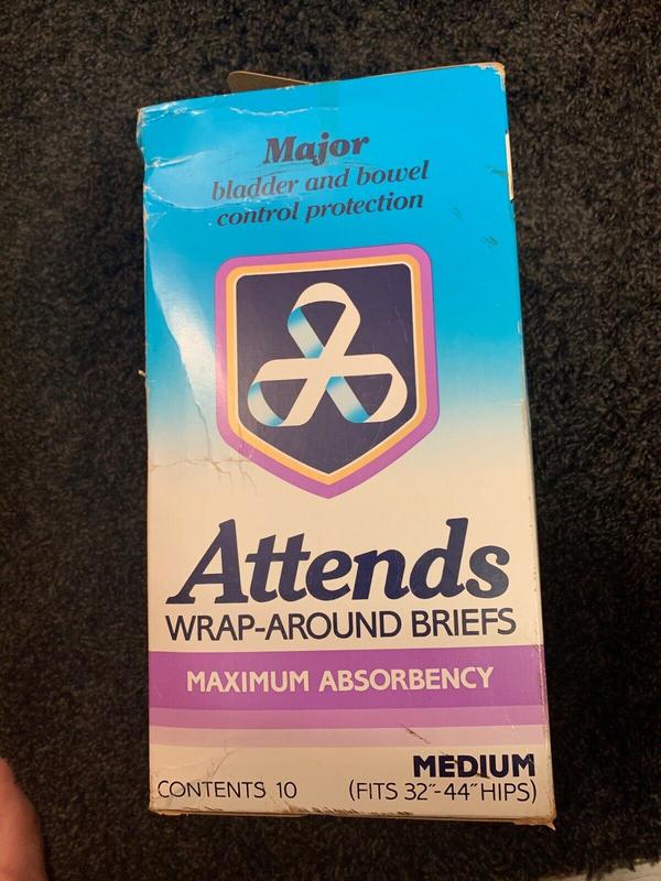 Ultra Attends Plus Wrap-Around Disposable Briefs - Maximum Absorbency - Medium (fits 32'' to 44'' hips) - 10pcs - 15
