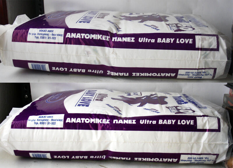 Maxi Ultra Baby Love Plastic Disposable Nappies - No4 - Maxi - 18-30kg - 39-66lbs - Value Pack - 60pcs - 5
