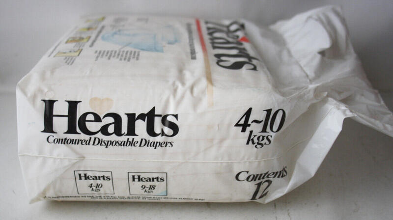 Hearts Contoured Disposable Diapers Midi 4-10kg - 12pcs - 8
