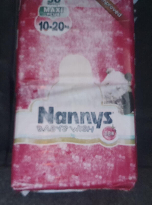 Nannys Baby's Wish - Cloth-Backed Disposable Nappies - Maxi Plus - 10-20kg - 22-44lbs - 50pcs - 18
