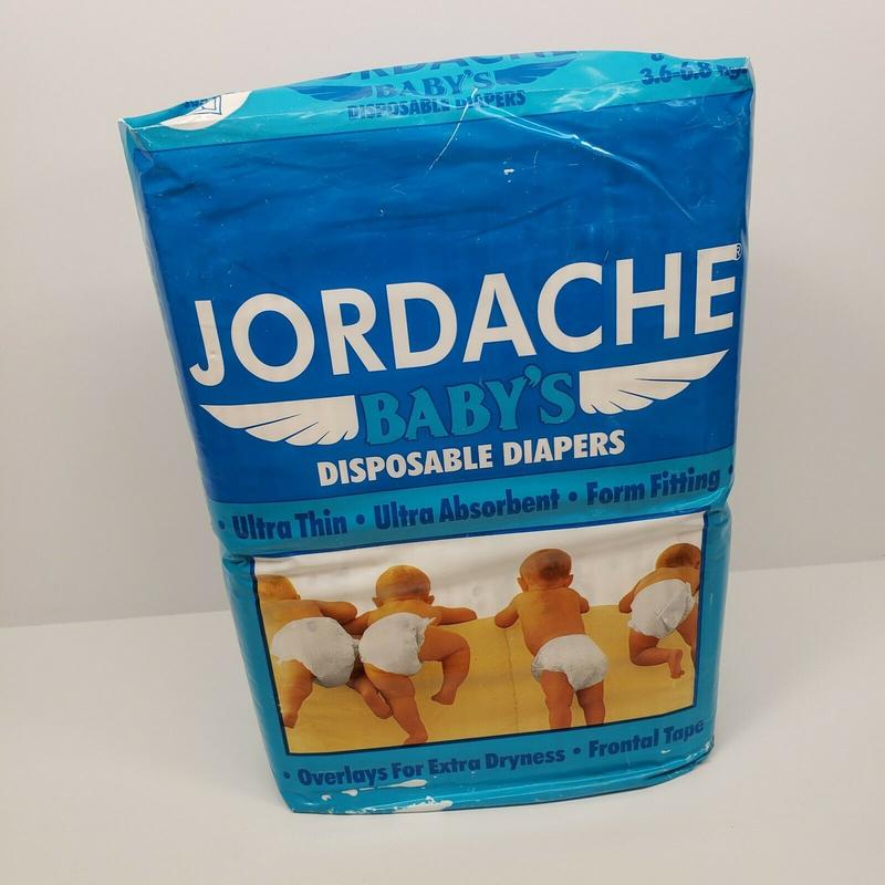 Jordache Baby's Plastic Disposable Nappies - No2 - Small - 3-6kg - 8-15lbs - 30pcs - 3
