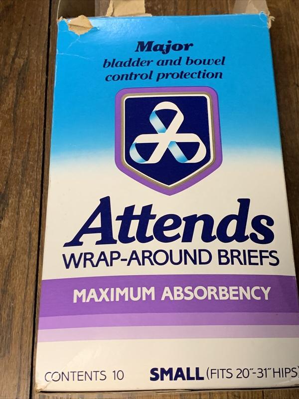 Ultra Attends Plus Wrap-Around Disposable Briefs - Maximum Absorbency - Small (fits 20'' to 31'' hips) - 10pcs - 16
