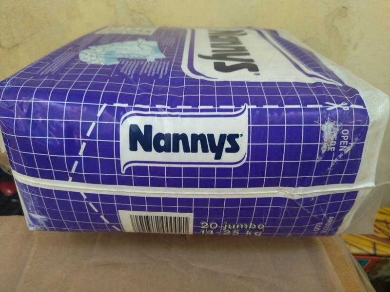 Ultra Nannys Plastic Baby Disposable Diapers - Jumbo - 14-25kg - 30-55lbs - 20pcs - 4
