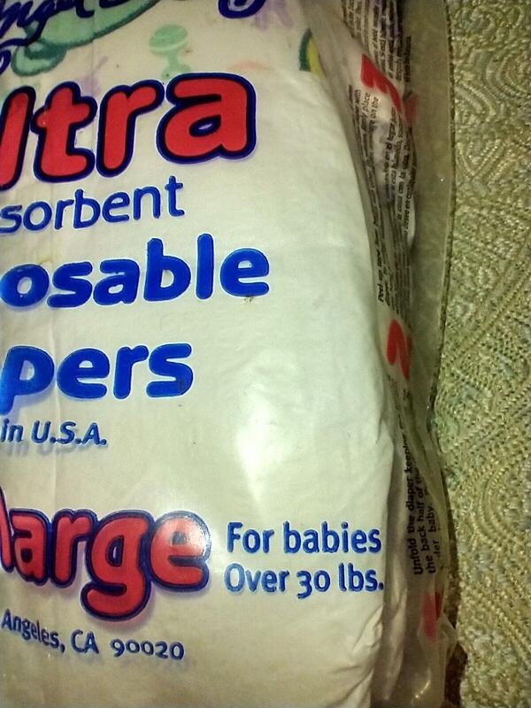 Angel Baby Ultra Absorbent Disposable Diapers - No6 - XL (for babies over 30lbs) - 3pcs - 8

