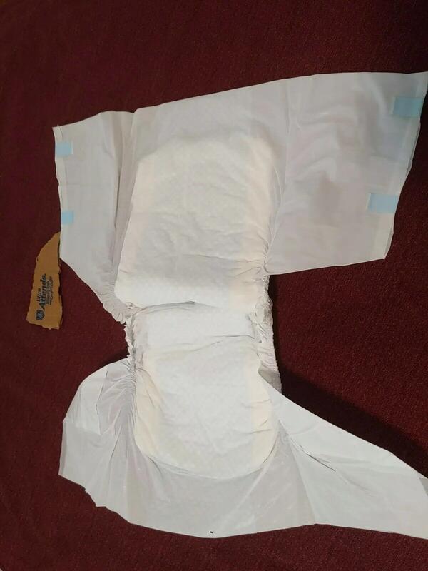 Ultra Attends Plus Wrap-Around Disposable Brief - Maximum Absorbency - Medium (fits 32'' to 44'' hips) - 3

