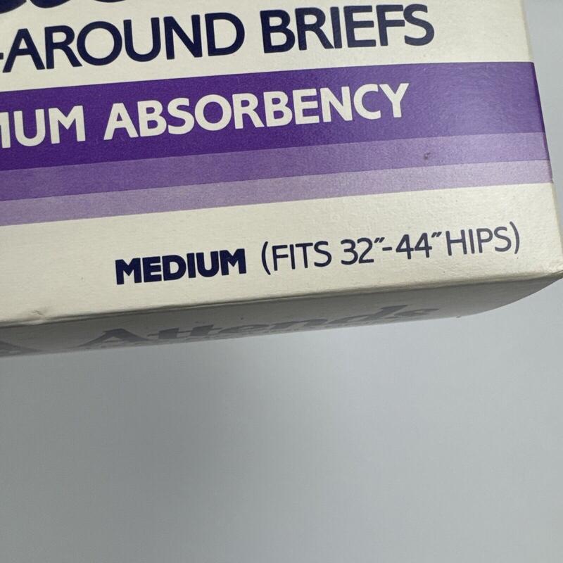 Ultra Attends Plus Wrap-Around Disposable Briefs - Maximum Absorbency - Medium (fits 32'' to 44'' hips) - Trial Pack - 2pcs - 6
