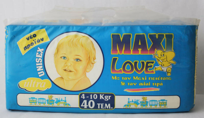 Ultra Love Disposable Baby Nappies - No3 - Maxi - 4-10kg - 9-22lbs - 40pcs - 4

