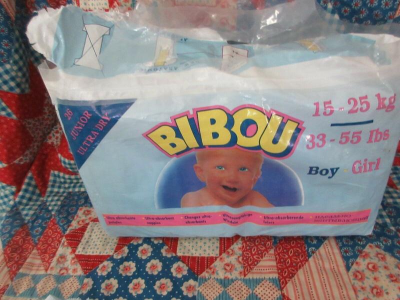 Bibou Plastic Baby Nappies - No5 - Junior - 15-25kg - 33-55lbs - 26pcs - 4
