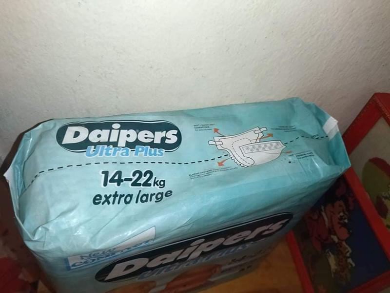 Daipers Ultra Plus Plastic Baby Disposable Nappies - XL - 14-22kg - 31-48lbs - 25pcs - 4
