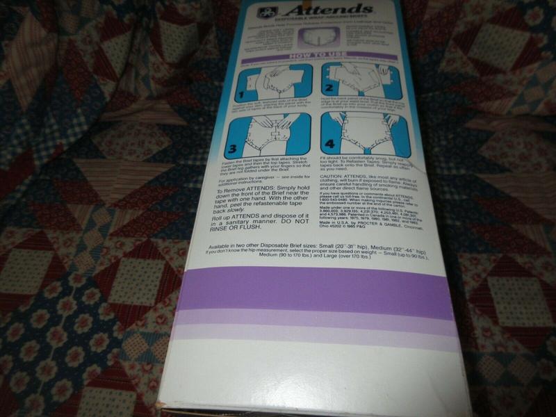 Ultra Attends Plus Wrap-Around Disposable Briefs - Maximum Absorbency - Large (fits 45'' to 58'' hips) - 6pcs - 5
