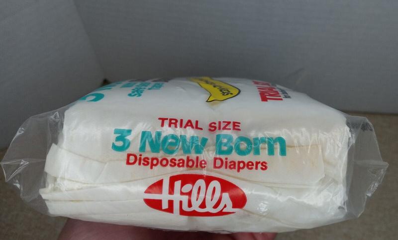 Hills Disposable Nappies - Newborn - Trial Pack (for babies up to 12lbs) - 3pcs - 9
