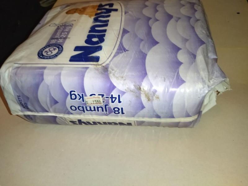 Ultra Nannys Plastic Baby Disposable Diapers - Jumbo - 14-25kg - 30-55lbs - 18pcs - 15
