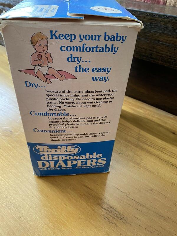 Thrifty Disposable Baby Diapers - No4 - Overnight - fits babies to 11 pounds and over - 12pcs - 5
