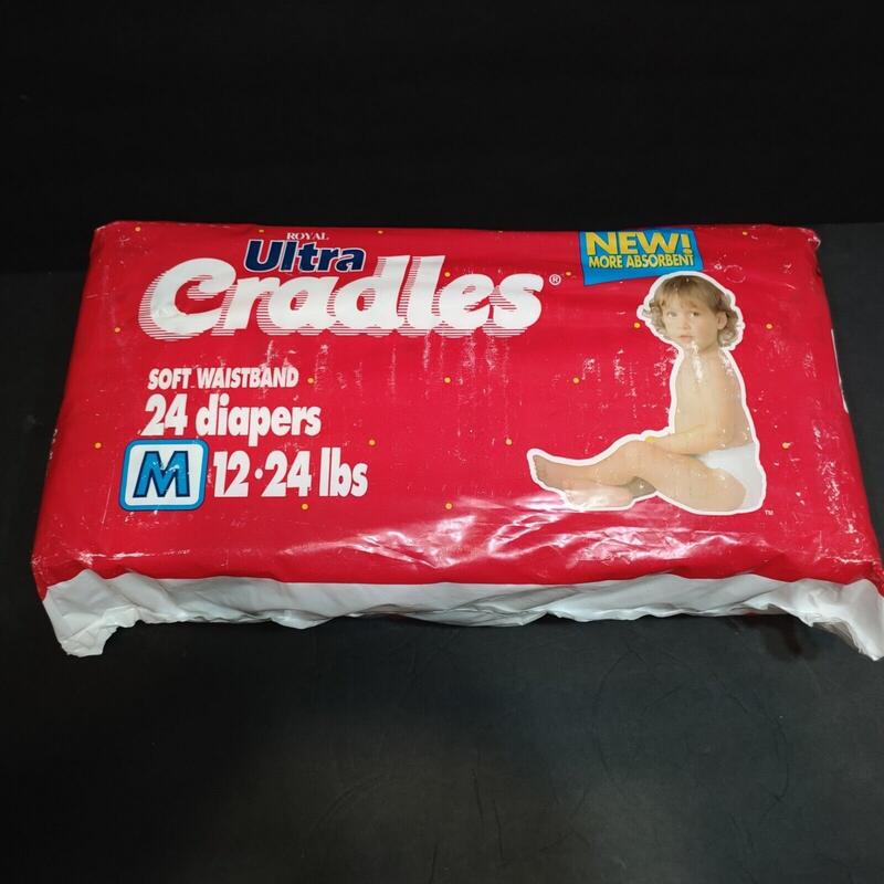 Ultra Cradles Plastic Disposable Nappies - No3 - M - 5-10kg - 12-24lbs - 24pcs - 9
