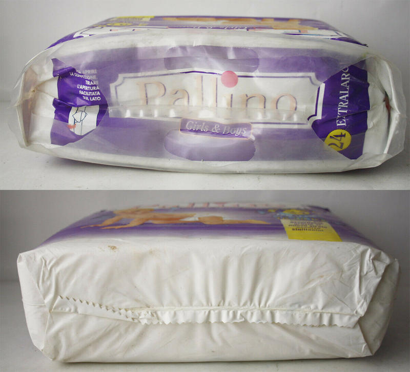 Pallino Plastic Open Disposable Baby Nappies - No6 - XL - 16-30kg -35-66lbs -24pcs - 6
