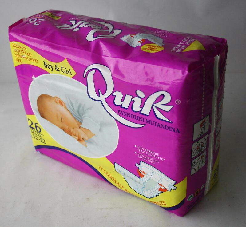 Quik Unisex Disposable Baby Diapers - Maxi - 12-22kg -26-48lbs - 26pcs - 7
