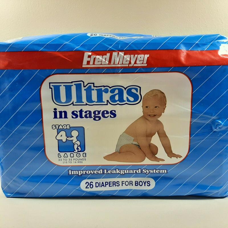 Muppet Babies Fred Meyer Paragon Ultra Stages Disposable Nappies for Boys - No4 - Large - 22-35lbs - 10-16kg - 26pcs - 7
