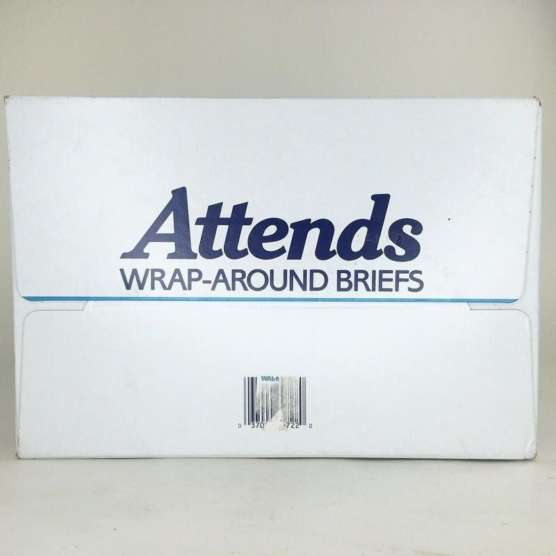 Ultra Attends Plus Wrap-Around Disposable Briefs - Maximum Absorbency - Medium (fits 32'' to 44'' hips) - 10pcs - 104
