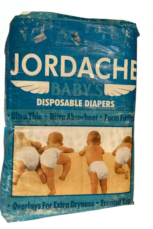 Jordache Baby's Plastic Disposable Nappies - No2 - Small - 3-6kg - 8-15lbs - 30pcs - 68
