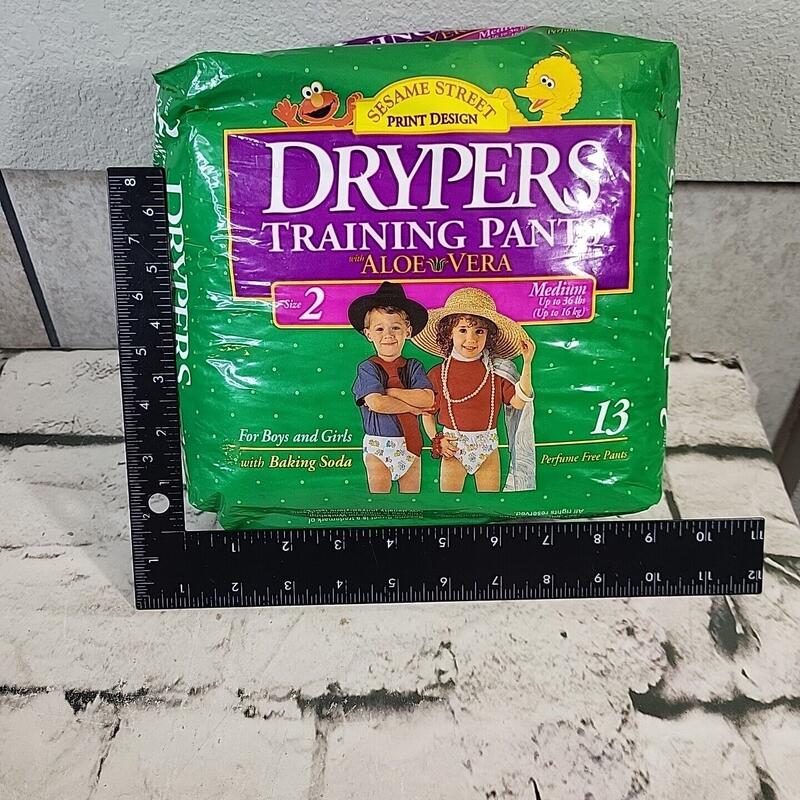 Drypers Disposable Training Pants w/ Baking Soda - Unisex - No2 - M - for boys and girls up to 16kg (36lbs) - 13pcs - 1
