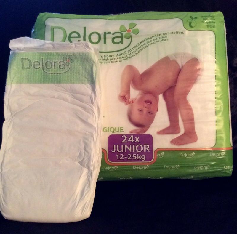 Delora Disposable Baby Nappies - Unisex - No5 - Junior - 12-25kg - 24-53lbs - 24pcs - 1
