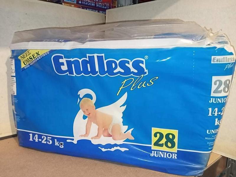 Endless Plus Disposable Baby Nappies - Junior - 14-25kg - 28pcs - 1
