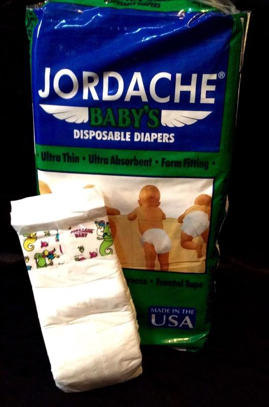 Jordache Baby's Plastic Disposable Nappies - No6 - Extra Large - fits babies from 14kg and over - 30lbs and more - 16pcs - 38
