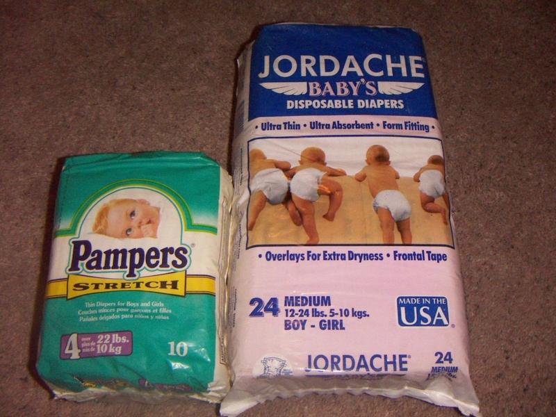 Jordache Baby's Plastic Disposable Nappies - No6 - Extra Large - fits babies from 14kg and over - 30lbs and more - 16pcs - 24
