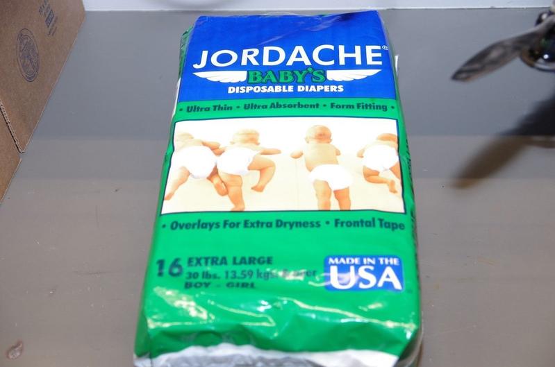 Jordache Baby's Plastic Disposable Nappies - No6 - Extra Large - fits babies from 14kg and over - 30lbs and more - 16pcs - 16
