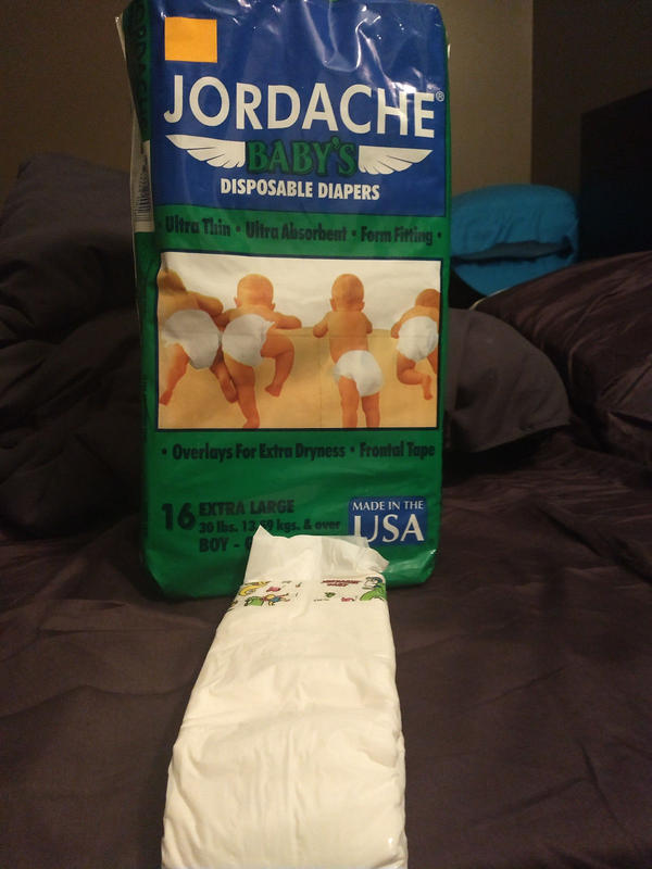 Jordache Baby's Plastic Disposable Nappies - No6 - Extra Large - fits babies from 14kg and over - 30lbs and more - 16pcs - 13
