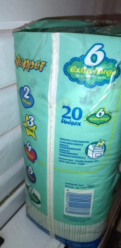 Napper Baby Looney Tunes Disposable Open Nappies - No6 - Extra Large - 16-30kg - 35-66lbs - 20pcs - 19
