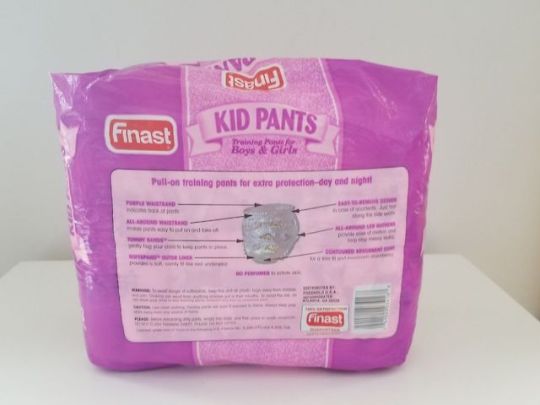 Finast Disposable Kids Pants - No3 - M - fits toddlers up to 33lbs and more - 13pcs - 1
